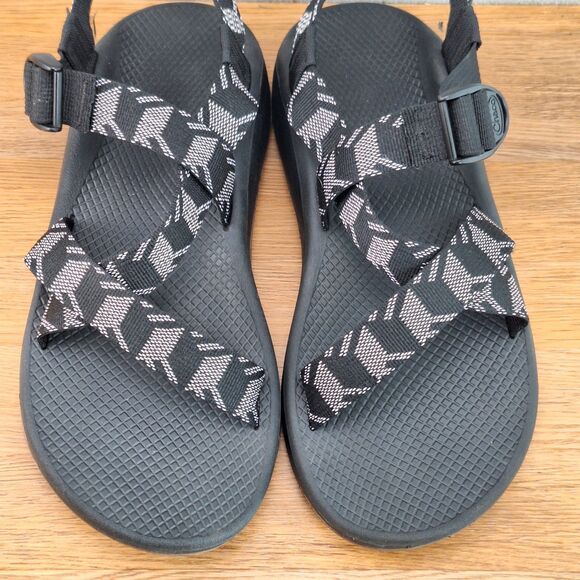 Chaco Z/2 Classic Men\'s 11 Sport Sandals Black Gray Cloud Adjustable Pattern main image 9